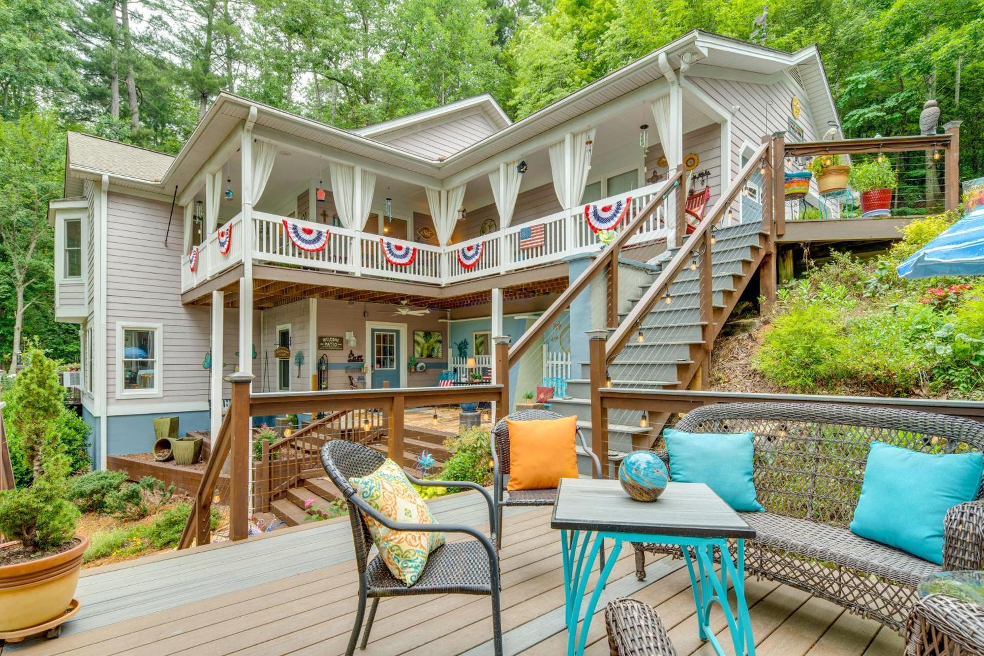 Creekside Hendersonville Haven Hot Tub And Fire Pit Экстерьер фото