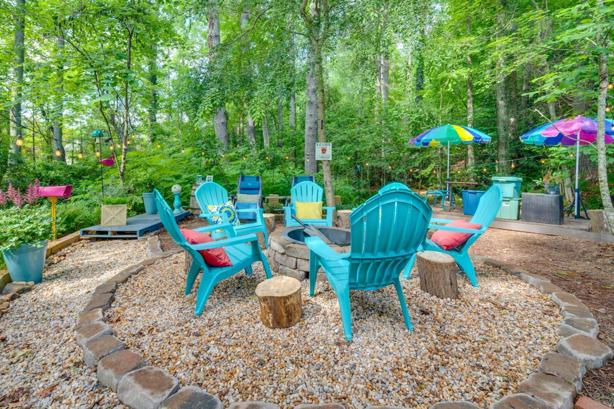 Creekside Hendersonville Haven Hot Tub And Fire Pit Экстерьер фото